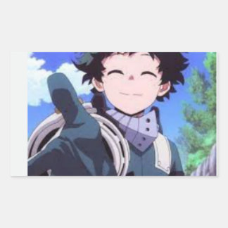 Deku Rechthoekige Sticker
