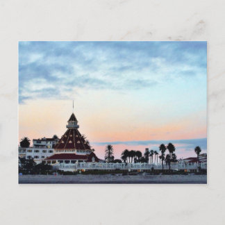 Del Coronado Sunset Briefkaart