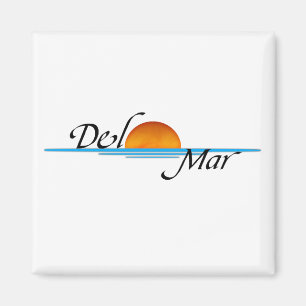 Del Mar Sunset Magnet Magneet