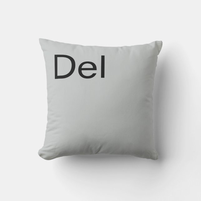 Del Pillow Kussen (Voorkant)