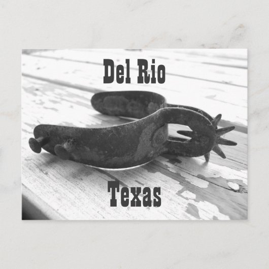 Del Rio Texas briefkaart (Voorkant)