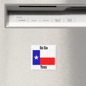 Del Rio texas vlag magneten souvenirs (Insitu (Vaatwasser))