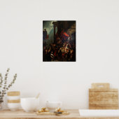 Delacroix - De rechtvaardigheid van Trajanus 1858 Poster (Keuken)