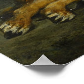 Delacroix - Kantelleding 1855 Poster (Hoek)