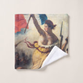 Delacroix - La Liberté guidant le peuple Gros plan (Gant de toilette)