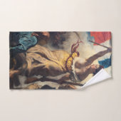 Delacroix - La Liberté guidant le peuple Gros plan (Serviette à main)
