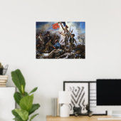  Delacroix Liberty Leading the People Poster (Thuiskantoor)