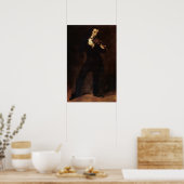 Delacroix - portret van Paganini Poster (Keuken)
