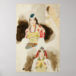 Delacroix - reisalbum in Marokko Poster