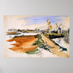 Delacroix - Sketchbook frankrijk en environs Poster