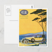 Delage ~ automatische advertentie briefkaart (Voorkant / Achterkant)