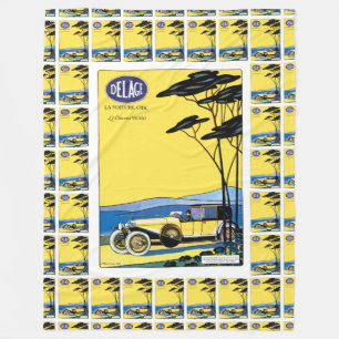 Delage ~ La Voiture Chic Fleece Deken