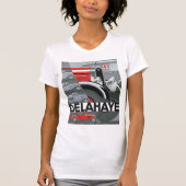 Delahaye Art Deco Automobile Ad T-shirt (Voorkant)