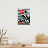 Delahaye ~  automatische reclame poster (Keuken)