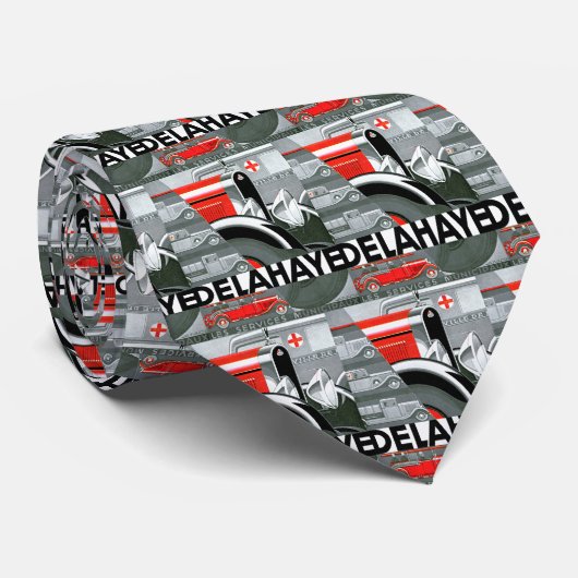 Delahaye ~  automatische reclame stropdas (Opgerold)