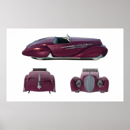 Delahaye Poster (Voorkant)