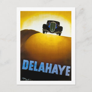 Delahaye - reclame briefkaart