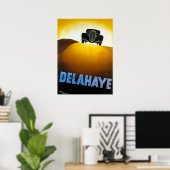 Delahaye - Vintage Car Advertisement Poster (Thuiskantoor)