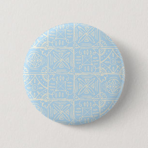 Delaicate tegel naadloos patroon in Amalfi-stijl Ronde Button 5,7 Cm