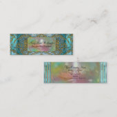 Delancey van het Zee Elegant Professional Skinny Mini Visitekaartje (Voorkant / Achterkant)