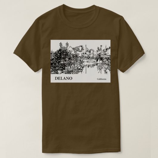 Delano California TShirt 2 (Design devant)