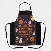 Delantal Halloween estilo introvertido Schort (Voorkant)