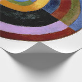 Delaunay Claasical Abstract Art Painting Disk Cadeaupapier (Hoek)