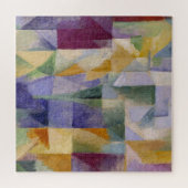 Delaunay Claasical Abstract Art Painting Windows Legpuzzel (Horizontaal)