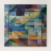 Delaunay Claasical Abstract Art Painting Windows Legpuzzel (Horizontaal)