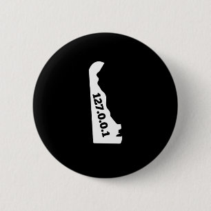 Delaware 127.0.0.1 IP van de Computer van het Huis Ronde Button 5,7 Cm