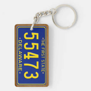 Delaware 1969 Bord Sleutelhanger licentie