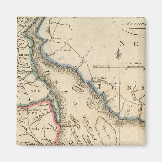 Delaware 5 magneet (Voorkant)