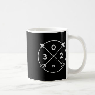 Delaware Area Code 302 State Pride Souvenir Gift A Koffiemok
