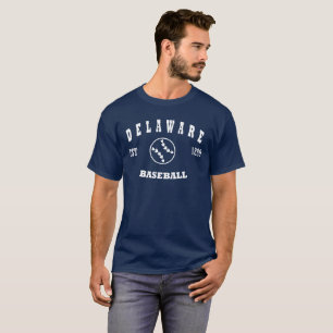 Delaware Baseball Retro Logo T-shirt