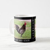 Delaware Blue Hen (Rooster) Koffiemok (Voorkant links)