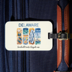 Delaware – Boardwalk lekkernijen en Bayside gemak Bagagelabel