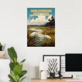 Delaware Bombay Hook V03 Poster (Thuiskantoor)