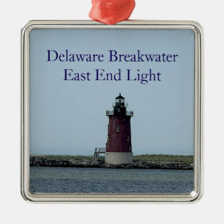 Delaware Breakwater East End Light Metalen Ornament