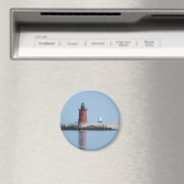 Delaware Breakwater & haven van Vluchtelingenvuurt Magneet (Insitu (Vaatwasser))