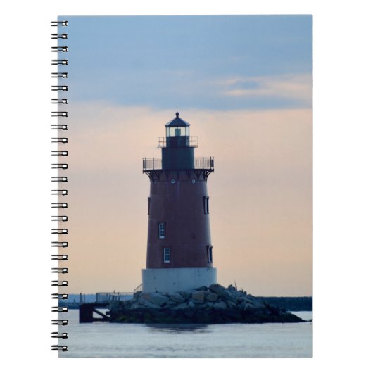 Delaware Breakwater Vuurtoren Cape Henlopen Lewes Notitieboek (Voorkant)