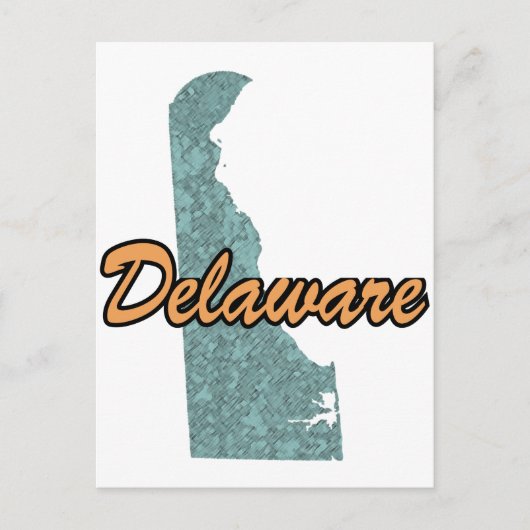 Delaware Briefkaart (Voorkant)