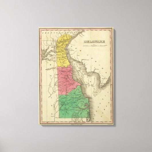 Delaware Canvas Afdruk (Voorkant)