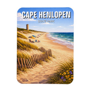 Delaware Cape Henlopen State Park Magneet