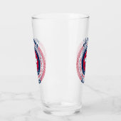 Delaware Circular Typography Design Glas (Links)