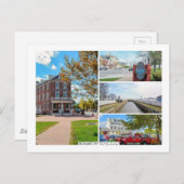 Delaware City. Briefkaart (Voorkant / Achterkant)