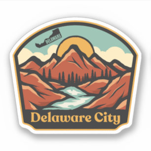 Delaware City, Delaware Sticker