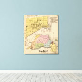 Delaware City, Red Lion Canvas Afdruk (Insitu (Houten vloer))