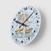 Delaware Clock Ronde Klok (Hoek)