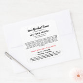 DELAWARE Cottage Food Law Sticker Étiquette (Enveloppe)