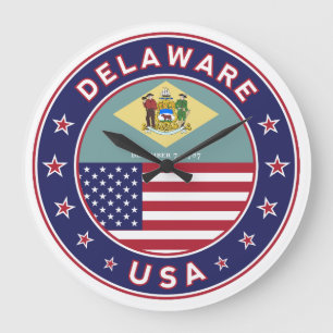 Delaware, Delaware t-shirt, Delaware sticker Grote Klok
